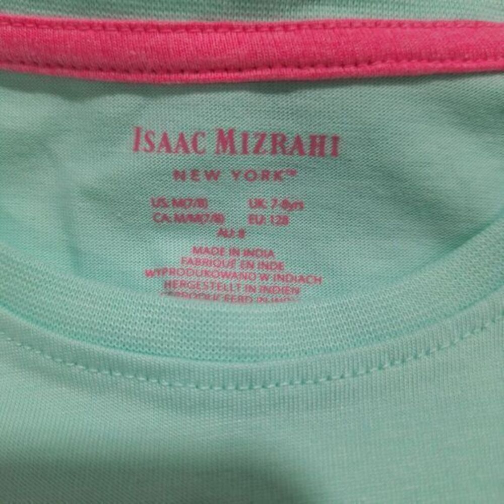 New 3 piece set of blouse and shorts‎ for girl pink/Green size 7/8 - Picture 10 of 16